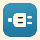 icon_travel_plug_rounded icon preview