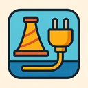 icon_travel_plug_vector icon preview