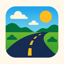 icon_travel_road_abstract icon preview