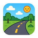 icon_travel_road_cartoon icon preview