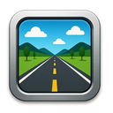 icon_travel_road_metallic icon preview