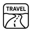icon_travel_road_monochrome icon preview