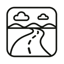 icon_travel_road_outline icon preview