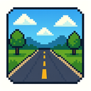 icon_travel_road_pixel_art icon preview