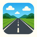 icon_travel_road_thin icon preview