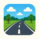 icon_travel_road_vector icon preview