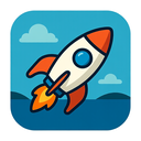 icon_travel_rocket_asymmetrical icon preview
