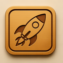 icon_travel_rocket_embossed icon preview