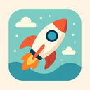 icon_travel_rocket_flat_pastel icon preview