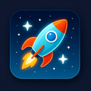 icon_travel_rocket_glow_effect icon preview