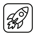 icon_travel_rocket_line_art icon preview