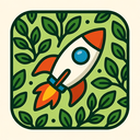 icon_travel_rocket_organic_pattern icon preview