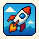 icon_travel_rocket_pixel_art icon preview