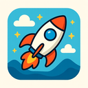 icon_travel_rocket_playful icon preview