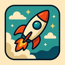 icon_travel_rocket_retro icon preview