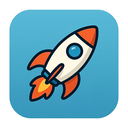 icon_travel_rocket_simplified icon preview