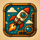 icon_travel_rocket_steampunk icon preview