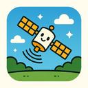 icon_travel_satellite_cartoon icon preview