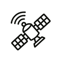 icon_travel_satellite_minimal_outline icon preview