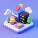 icon_travel_server_3d_isometric icon preview