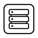 icon_travel_server_monochrome icon preview