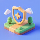 icon_travel_shield_3d_isometric icon preview