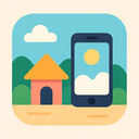 icon_travel_smartphone_flat_pastel icon preview