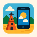 icon_travel_smartphone_geometric icon preview