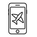 icon_travel_smartphone_line_art icon preview