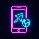 icon_travel_smartphone_neon icon preview