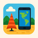 icon_travel_smartphone_vector icon preview