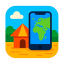 icon_travel_smartphone_vibrant_colors icon preview