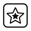 icon_travel_star_monochrome icon preview