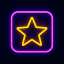 icon_travel_star_neon icon preview