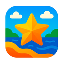 icon_travel_star_vibrant_colors icon preview