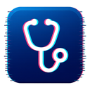 icon_travel_stethoscope_digital_glitch icon preview