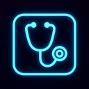 icon_travel_stethoscope_neon icon preview