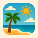 icon_travel_sun_elegant icon preview