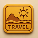 icon_travel_sun_embossed icon preview