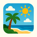 icon_travel_sun_filled icon preview