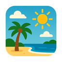 icon_travel_sun_flat_design icon preview