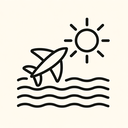 icon_travel_sun_line_art icon preview