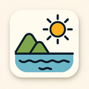 icon_travel_sun_minimalist icon preview