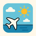 icon_travel_sun_simplified icon preview