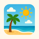 icon_travel_sun_transparent icon preview
