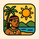 icon_travel_sun_tribal icon preview