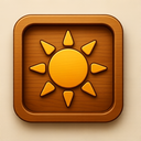 icon_travel_sun_wooden icon preview