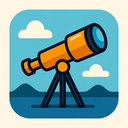 icon_travel_telescope_asymmetrical icon preview