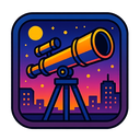 icon_travel_telescope_cyberpunk icon preview