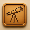 icon_travel_telescope_embossed icon preview
